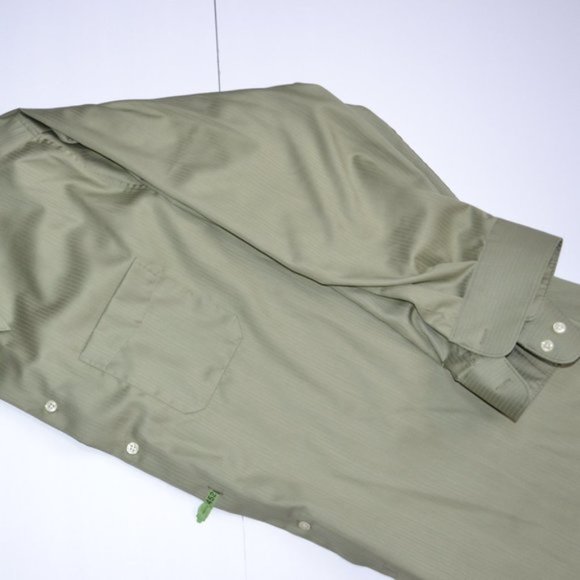Perry Ellis Portfolio Sage Green Wrinkle-Resistant - Picture 3 of 4